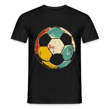 Illustration de football - T-shirt homme - noir - Devant - AI Model Male 178 light (178cm)