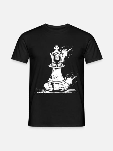 Chess piece sketch - Men's T-Shirt - black