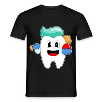 Tooth Cricket Cricket Bat - T-shirt homme - noir - Devant - AI Model Male 178 light (178cm)