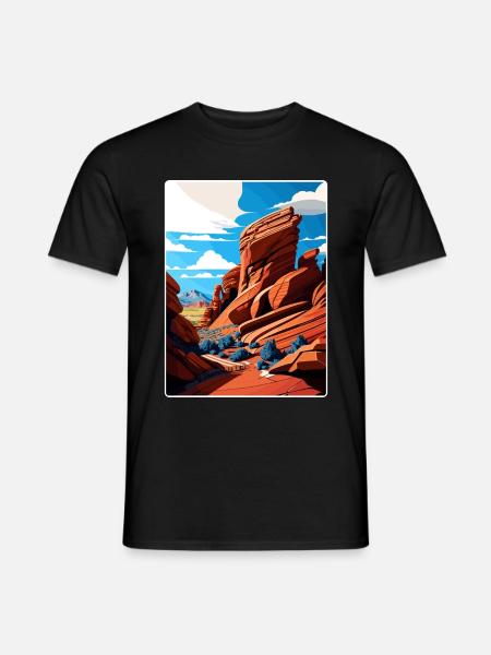 Red Rocks Park Und Amphitheater Colorado Reisen - Männer T-Shirt - Schwarz