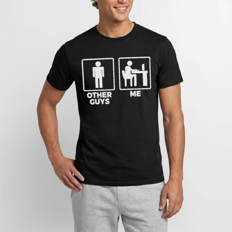 Software Engineer Stick Figures Men's T-shirt