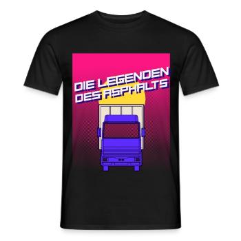 Légendes de l’asphalte - T-shirt homme - noir - Devant - AI Model Male 178 light (178cm)