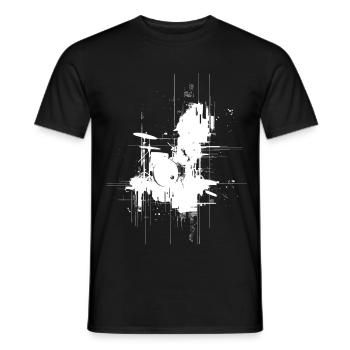 Percussion - T-shirt homme - noir - Devant - AI Model Male 178 light (178cm)