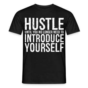 Hektiken Sie, bis Sie nicht mehr vorstellen müssen - Männer T-Shirt - Schwarz - Vorne - AI Model Male 178 light (178cm)