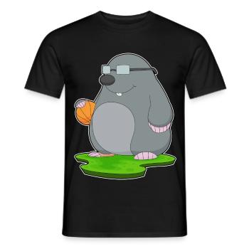 Taupe Basketteur Basketteur - T-shirt homme - noir - Devant - AI Model Male 178 light (178cm)