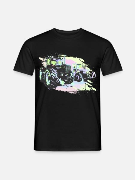 Old tractors - Men's T-Shirt - black