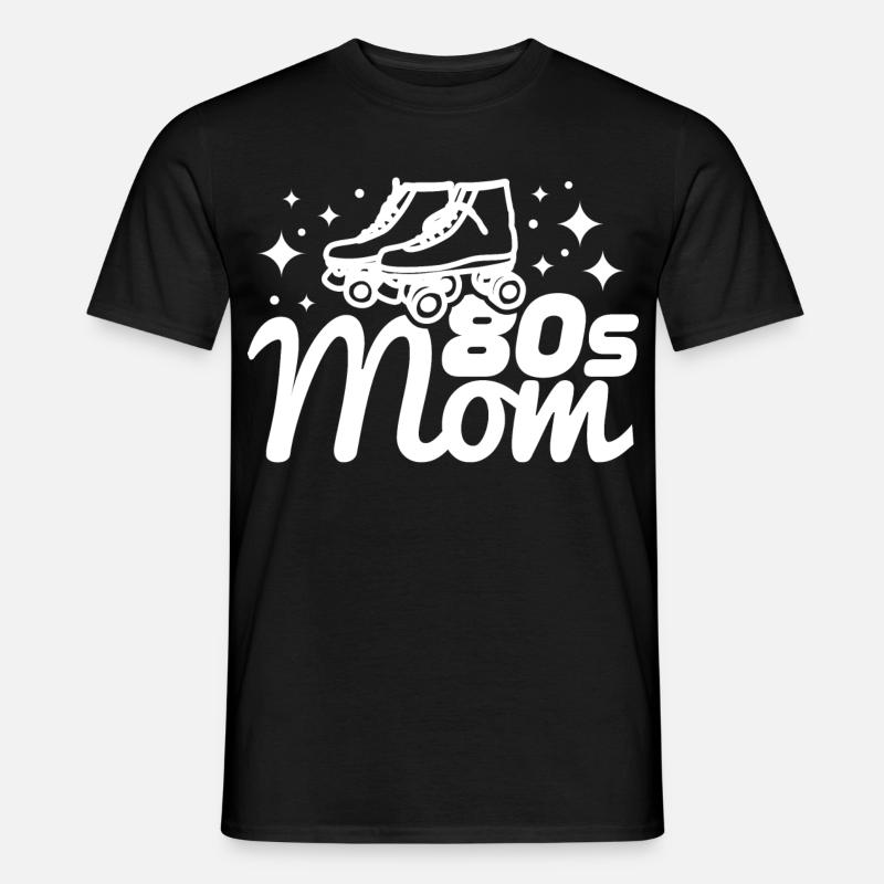 80er Mama - Männer T-Shirt - Schwarz