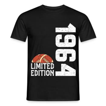 60th Anniversary 1964 Limited Edition Rugby - Men's T-Shirt - black - Front - AI Model Male 178 light (178cm)