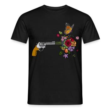 Eine Waffe für den Frieden - Männer T-Shirt - Schwarz - Vorne - AI Model Male 178 light (178cm)