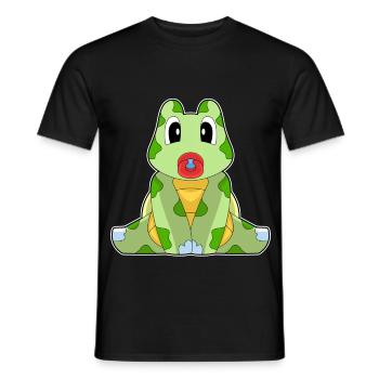 Schildkröte Baby Schnuller - Männer T-Shirt - Schwarz - Vorne - AI Model Male 178 light (178cm)