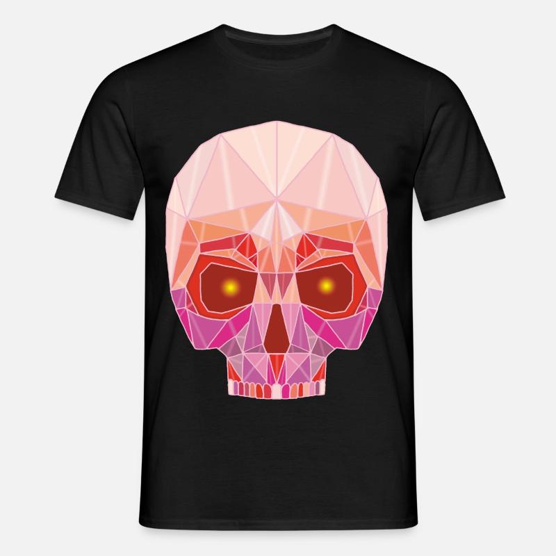 Ruby Skull - Men's T-Shirt - black