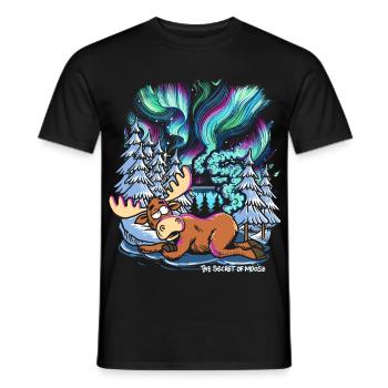 Aurores boréales - Orignal - Aurores boréales - T-shirt homme - noir - Devant - AI Model Male 178 light (178cm)