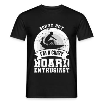 Blague sur le surfeur de vagues - T-shirt homme - noir - Devant - AI Model Male 178 light (178cm)