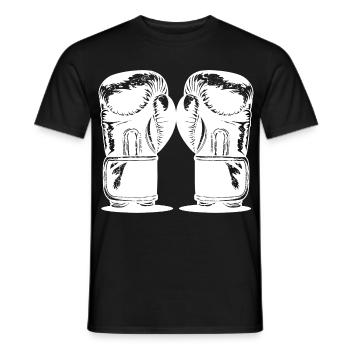 Boxe - T-shirt homme - noir - Devant - AI Model Male 178 light (178cm)