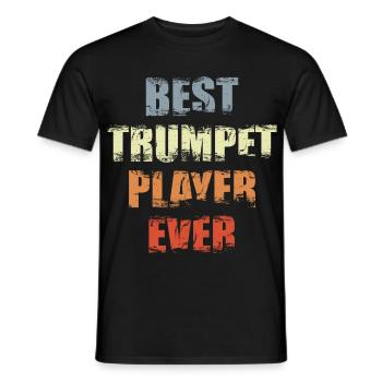 Bester Trompetenspieler - Männer T-Shirt - Schwarz - Vorne - AI Model Male 178 light (178cm)