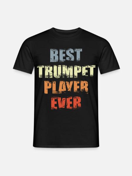 Best Trumpet Player - Men's T-Shirt - black