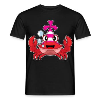 Krabbe Geburtstag Partyhut - Männer T-Shirt - Schwarz - Vorne - AI Model Male 178 light (178cm)