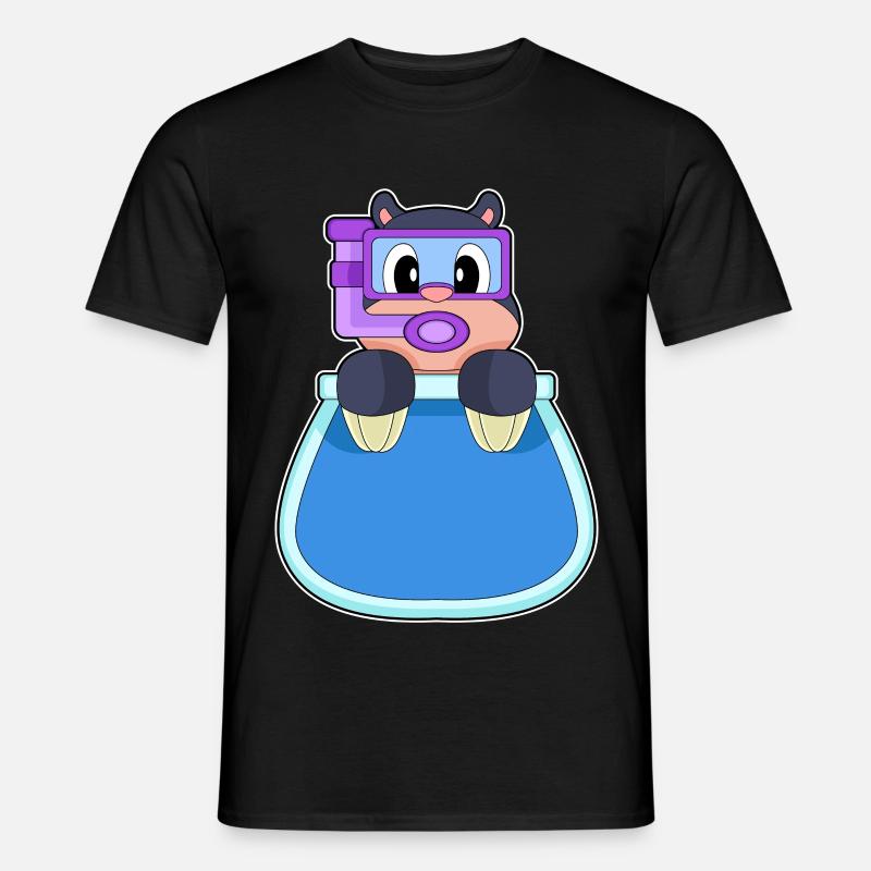 Mole Aquarium - Men's T-Shirt - black