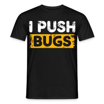 Programmer Funny Jokes - Men's T-Shirt - black - Front - AI Model Male 178 light (178cm)