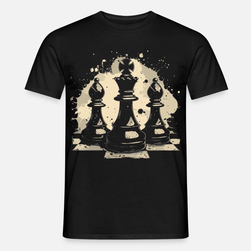 Graffiti d’échecs - T-shirt homme - noir