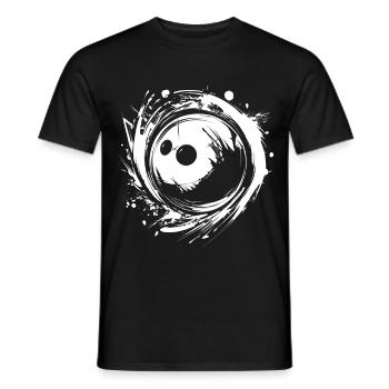Boule de bowling - T-shirt homme - noir - Devant - AI Model Male 178 light (178cm)
