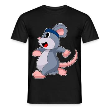 Mouse Jogger Jogging Sport - Men's T-Shirt - black - Front - AI Model Male 178 light (178cm)