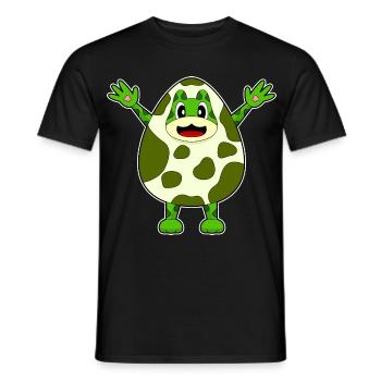 Oeuf de grenouille - T-shirt homme - noir - Devant - AI Model Male 178 light (178cm)