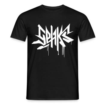 Sehks weiß - Männer T-Shirt - Schwarz - Vorne - AI Model Male 178 light (178cm)
