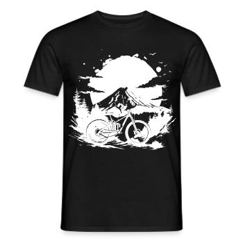 Vtt - T-shirt homme - noir - Devant - AI Model Male 178 light (178cm)