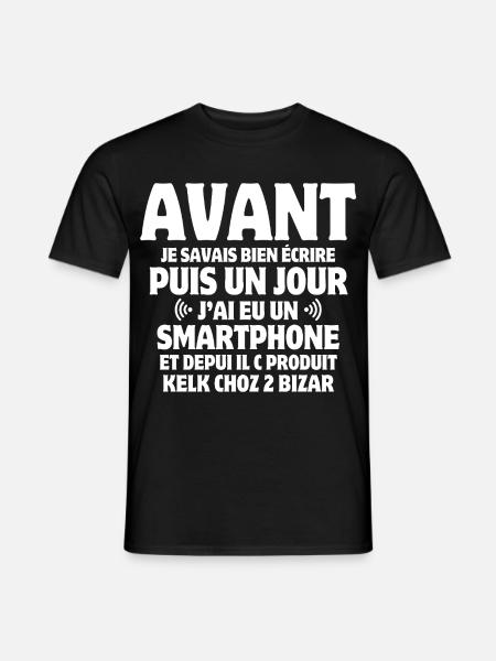 Phone, SMS, Mobile Phone - Men's T-Shirt - black