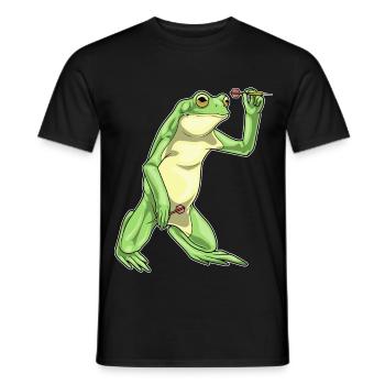Frog Dart Dart - Men's T-Shirt - black - Front - AI Model Male 178 light (178cm)