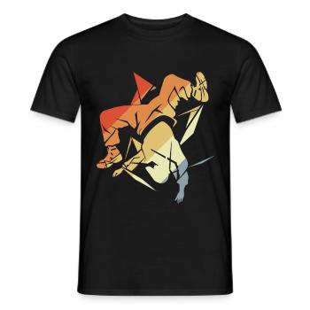 Vintage Breakdancer - T-shirt homme - noir - Devant - AI Model Male 178 light (178cm)