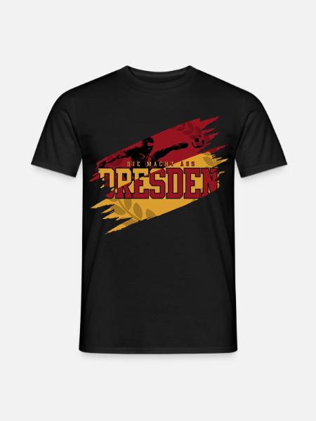Fussball Dresden Fan Familie - Männer T-Shirt - Schwarz