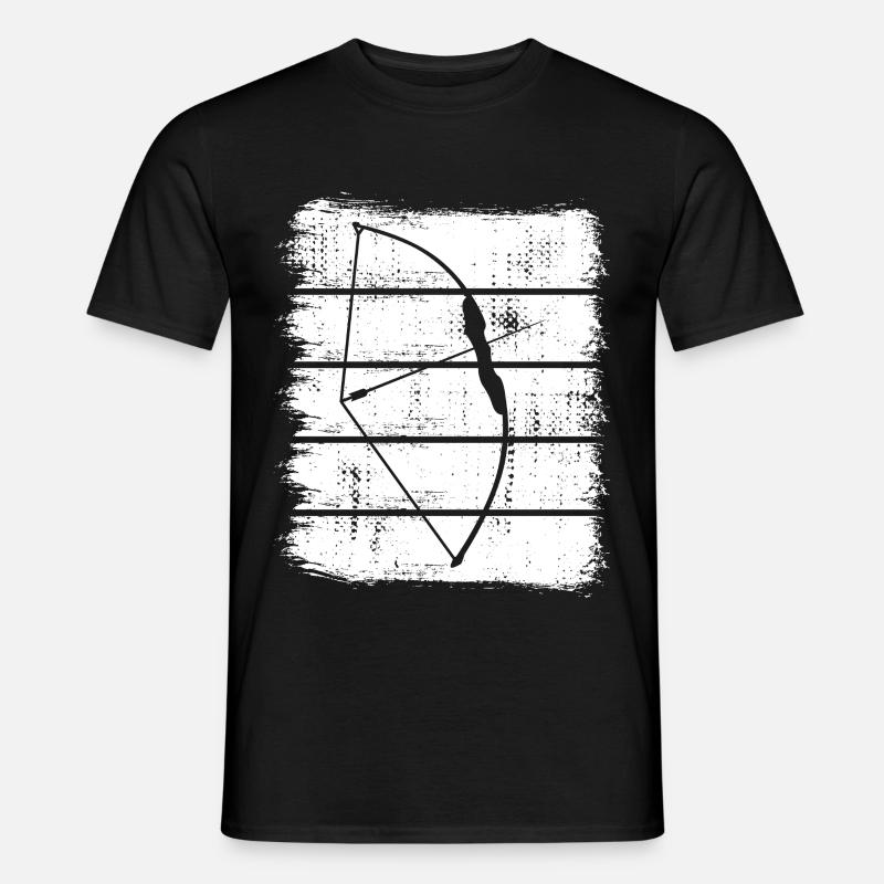 Bogenjagd - Männer T-Shirt - Schwarz