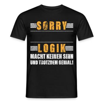 Métier Personnalisable Logique Nom Cadeau Drôle - T-shirt homme - noir - Devant - AI Model Male 178 light (178cm)