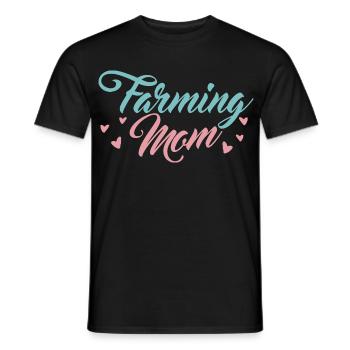Bäuerin Mama - Männer T-Shirt - Schwarz - Vorne - AI Model Male 178 light (178cm)