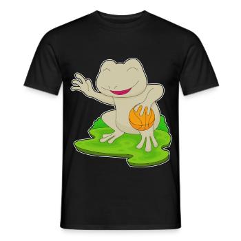 grenouille basketteur basketteur - T-shirt homme - noir - Devant - AI Model Male 178 light (178cm)