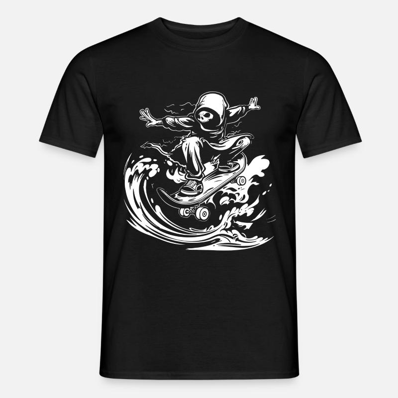 Skateboarding Comic - Männer T-Shirt - Schwarz