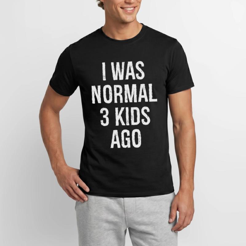 J’avais un âge normal de 3 enfants T-shirt homme