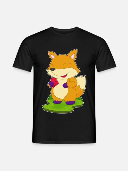 Fox Poker Poker Cards - Men's T-Shirt - black