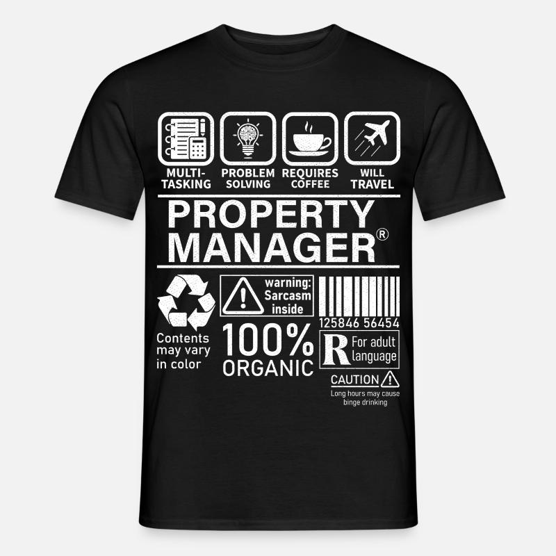 Property Manager Multi Tasking Problem Solving Men’s T-shirt