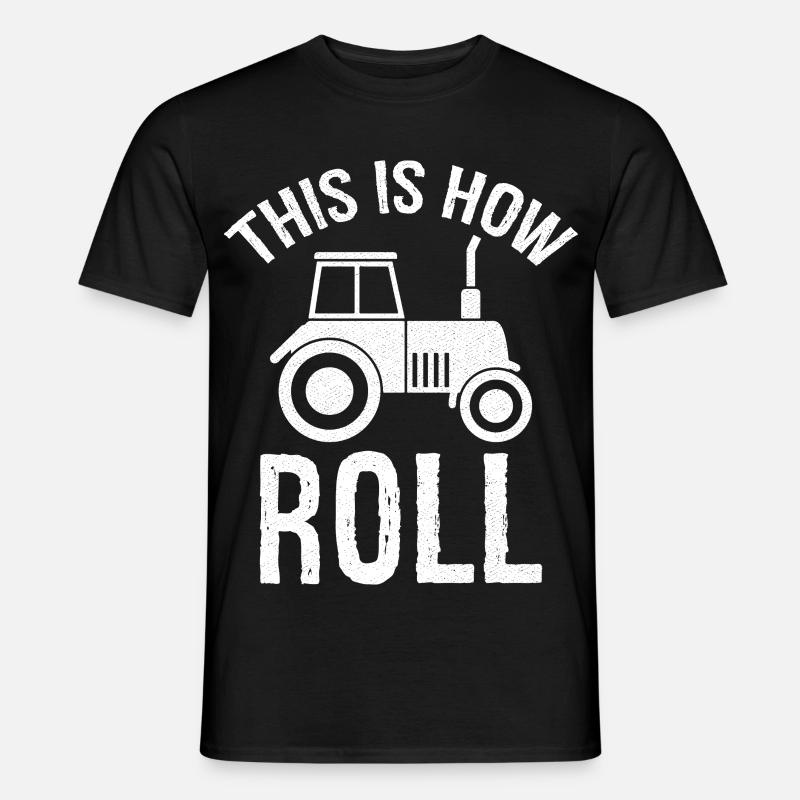 this is how roll - Men's T-Shirt - black