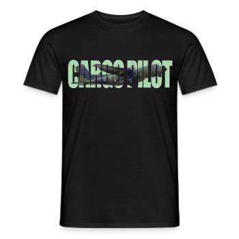 Cargo pilot C-160 - Men's T-Shirt - black - Front - AI Model Male 178 light (178cm)