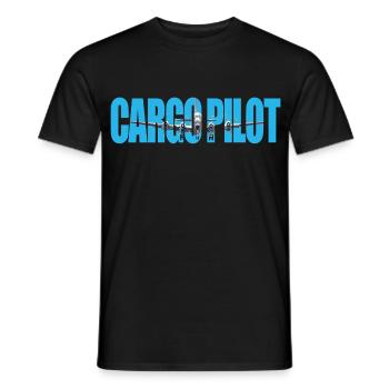 Cargo pilot C-972 - Men's T-Shirt - black - Front - AI Model Male 178 light (178cm)