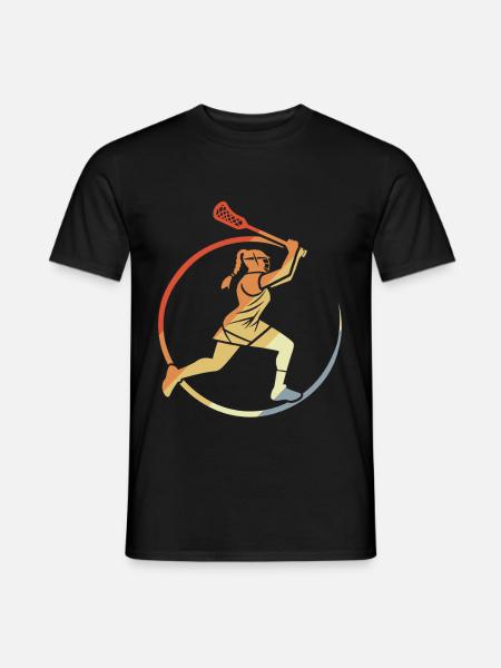 Women's Lacrosse - Men's T-Shirt - black