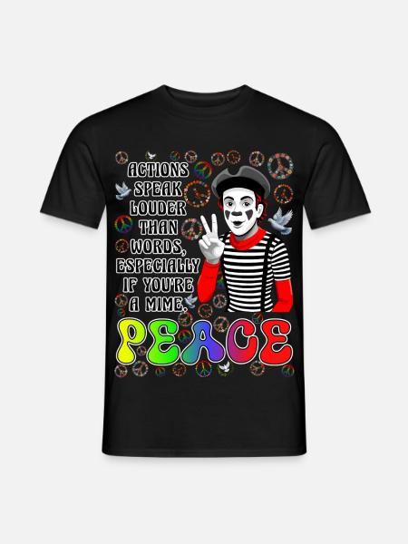 Frieden ist das Wichtigste - Männer T-Shirt - Schwarz