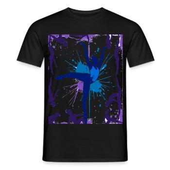 Gymnastique Gymnastique Acrobatie Gymnastique artistique - T-shirt homme - noir - Devant - AI Model Male 178 light (178cm)