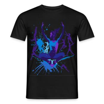 Gymnastique Gymnastique Acrobatie Gymnastique artistique - T-shirt homme - noir - Devant - AI Model Male 178 light (178cm)