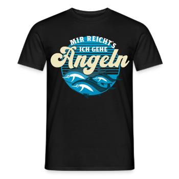 Angler Chaos Motiv Design Fischer angeln Geschenk - Männer T-Shirt - Schwarz - Vorne - AI Model Male 178 light (178cm)