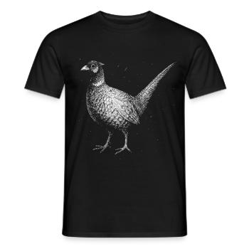 Ein Fasan - Männer T-Shirt - Schwarz - Vorne - AI Model Male 178 light (178cm)
